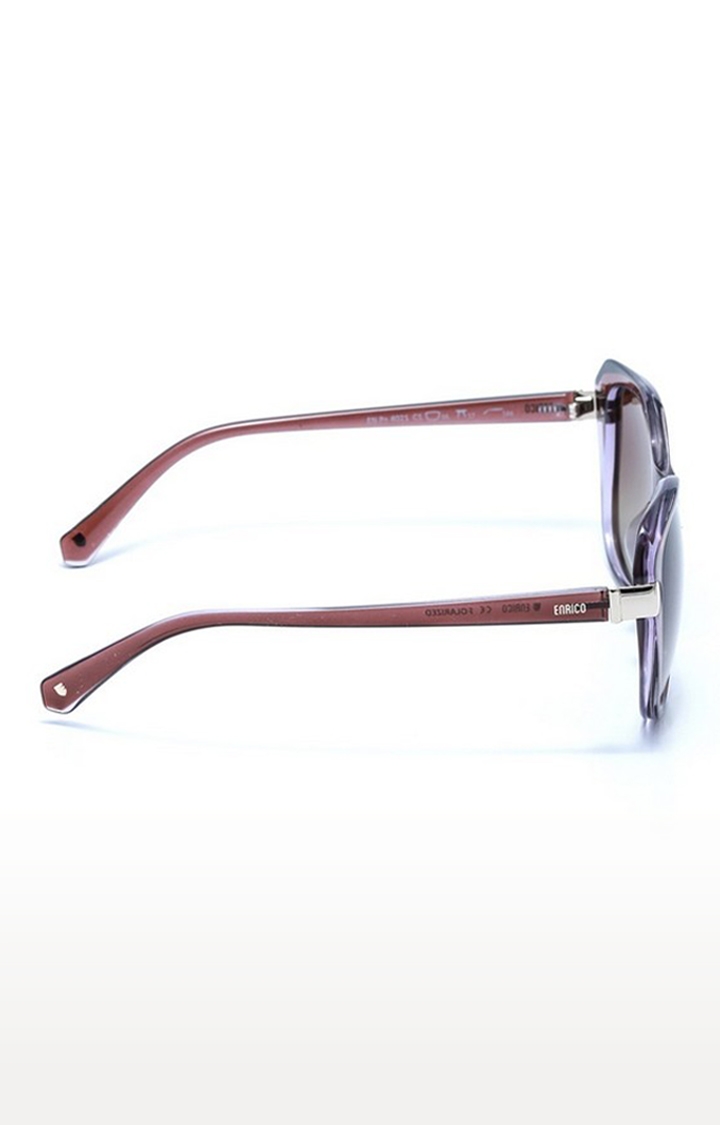 ENRICO | ENRICO Women Overjoyed Brown Lens Round Sunglasses 2