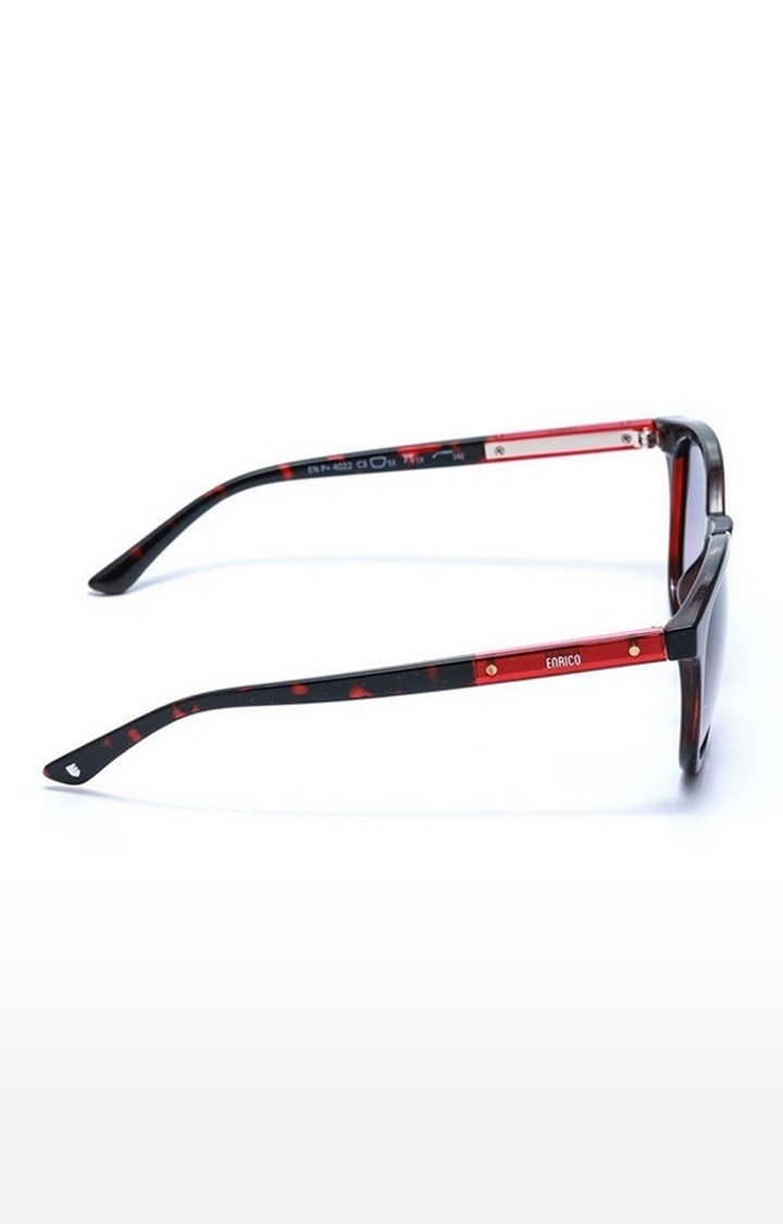 ENRICO | ENRICO Unisex Polly Black Lens Square Sunglasses 2