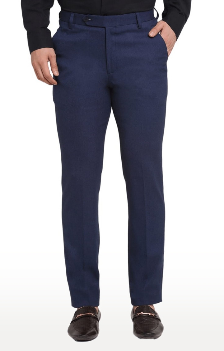 Buy JB Solid Cotton Formal Pant for Men | Stylish Men's Wear Trousers for  Office or Party | Comfortable & Breathable Formal Trousers Pants Blue at  Amazon.in
