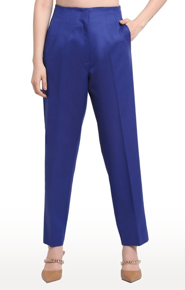 Plain Ladies Blue Cargo Pants, Waist Size: 32.0 at Rs 450/piece in New  Delhi | ID: 2852489705691
