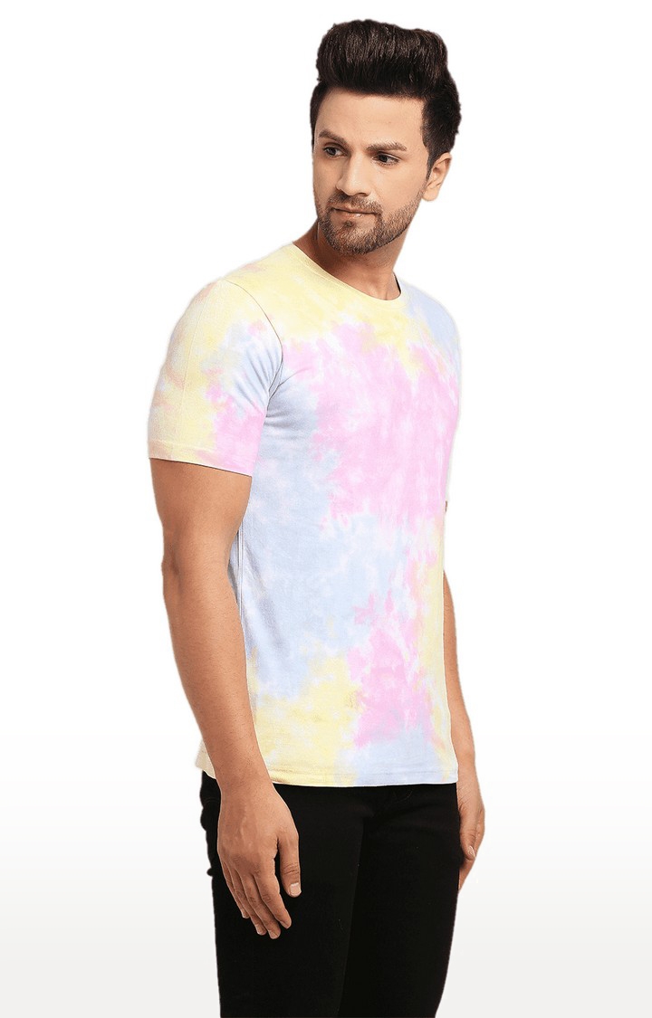 Ennoble | Men Multicoloured Cotton Relaxed Fit  Regular T-shirt 2