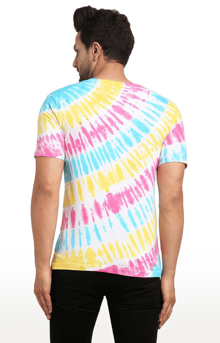 Ennoble | Men Multicoloured Cotton Relaxed Fit  Regular T-shirt 3