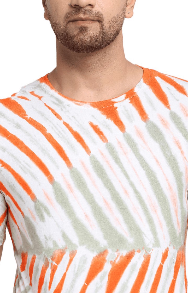 Ennoble | Men Multicoloured Cotton Relaxed Fit  Regular T-shirt 4