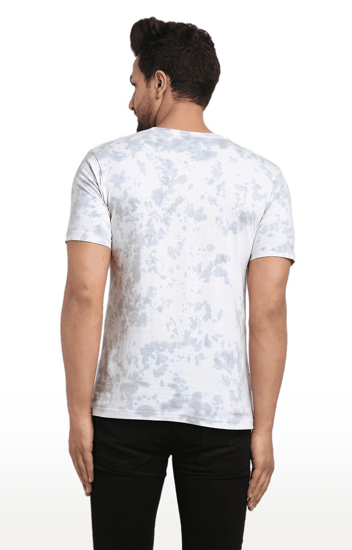 Ennoble | Men Grey Cotton Relaxed Fit  Regular T-shirt 3