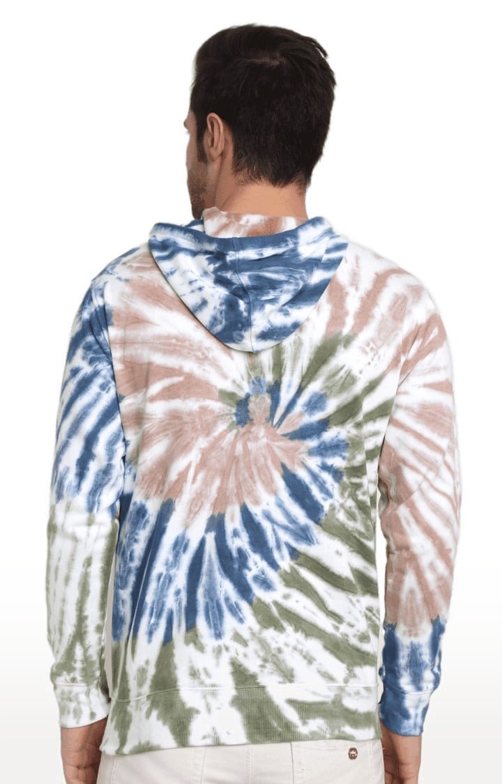 Men Multicoloured Cotton Relaxed Fit Sweatshirt