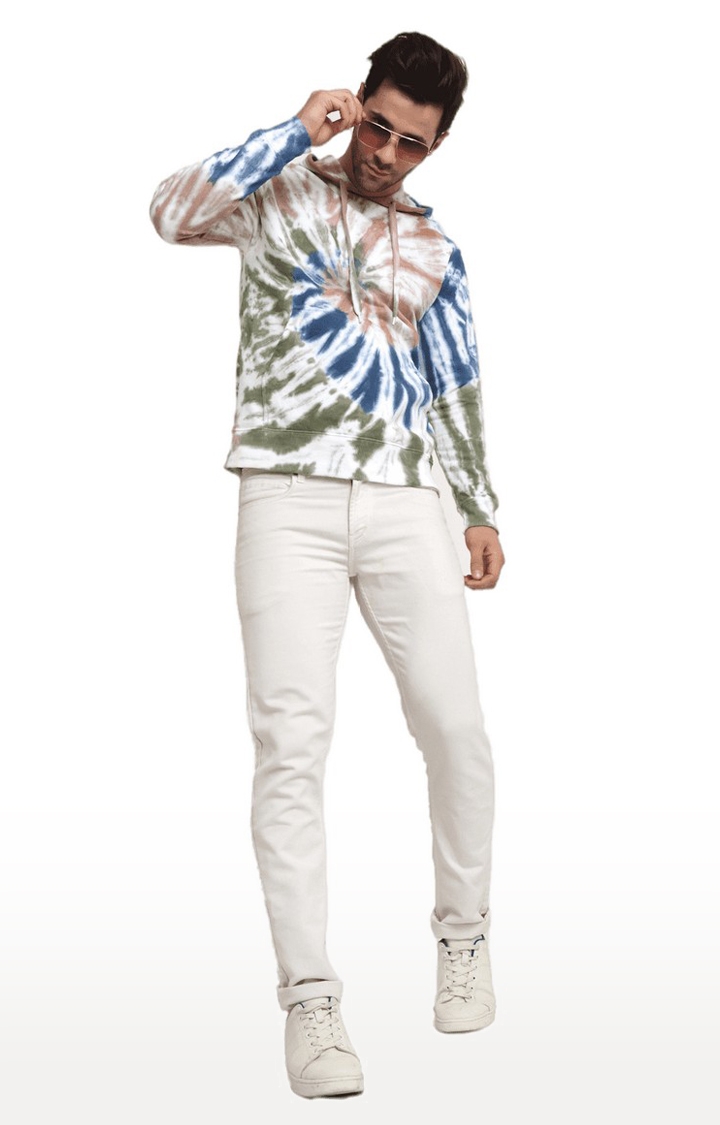 Ennoble | Men Multicoloured Cotton Relaxed Fit Sweatshirt 1