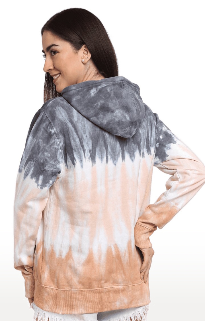 Ennoble | Women Multicoloured Cotton Relaxed Fit Sweatshirt 3