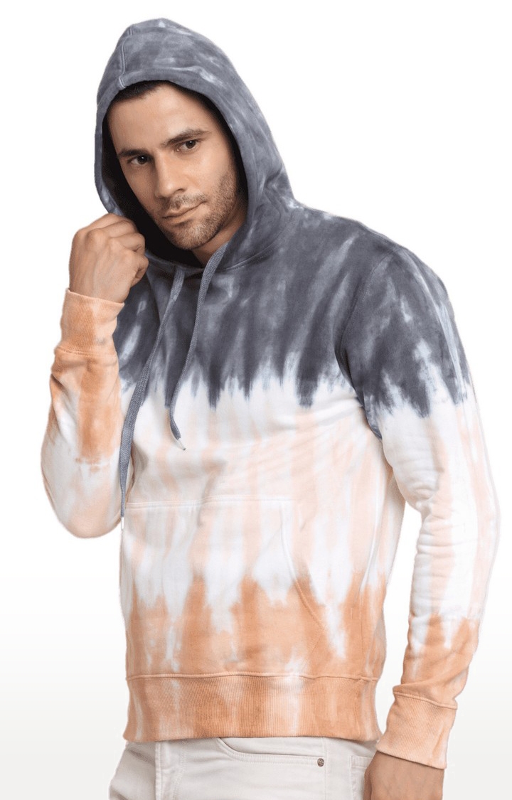 Men Multicoloured Cotton Relaxed Fit Sweatshirt