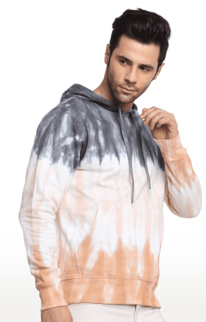 Men Multicoloured Cotton Relaxed Fit Sweatshirt