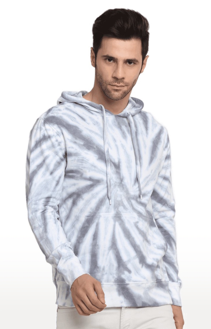 Ennoble | Men Grey Cotton Relaxed Fit Sweatshirt