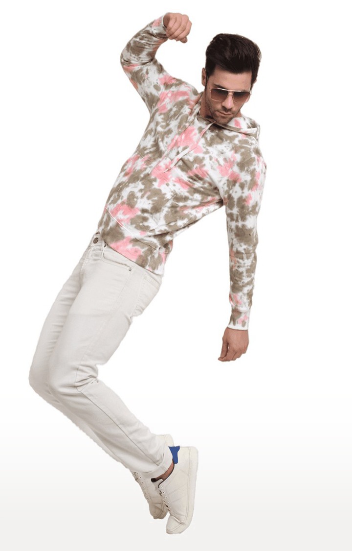 Men Multicoloured Cotton Relaxed Fit Sweatshirt