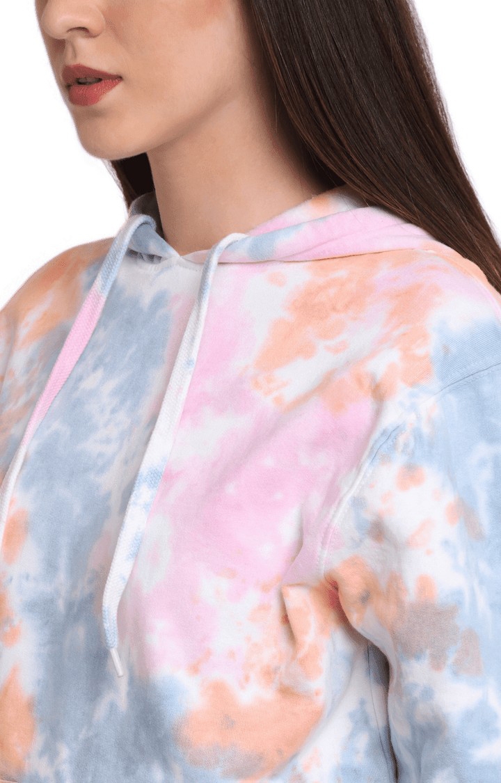 Ennoble | Women Multicoloured Cotton Relaxed Fit Sweatshirt 4