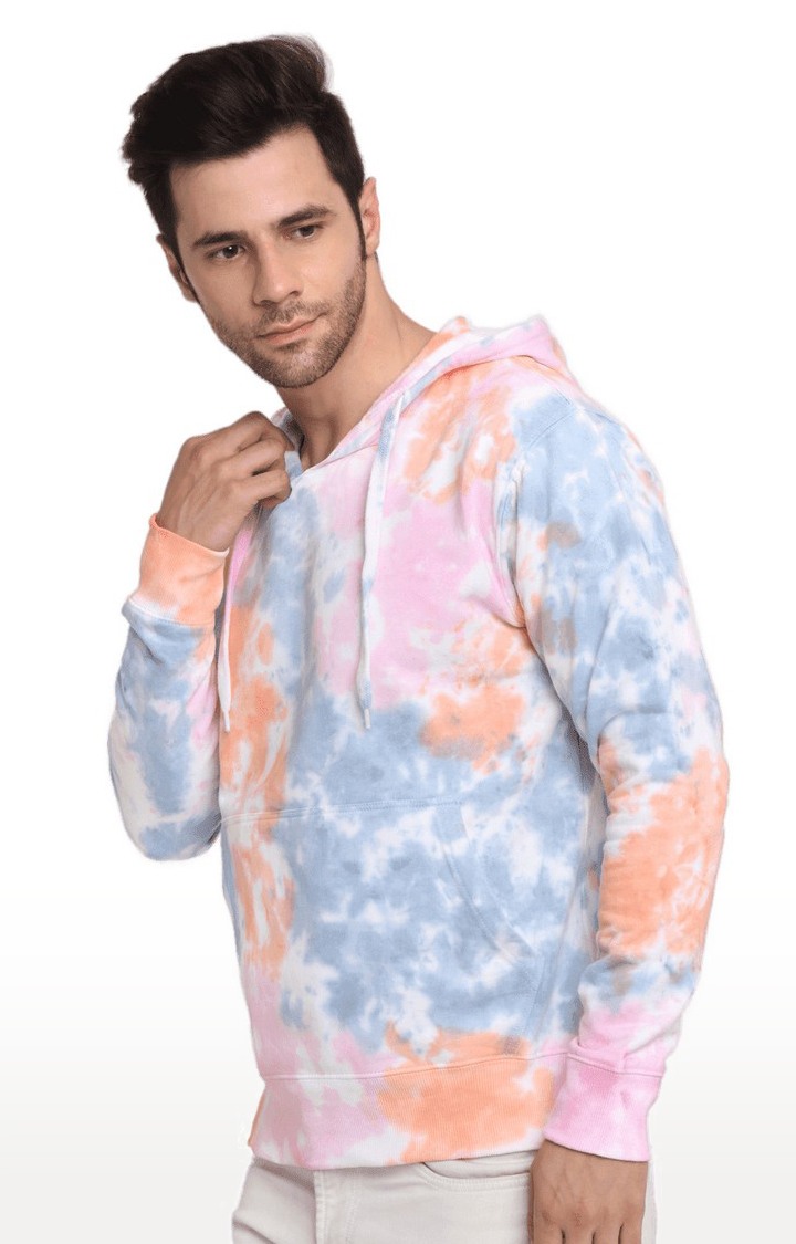 Men Multicoloured Cotton Relaxed Fit Sweatshirt