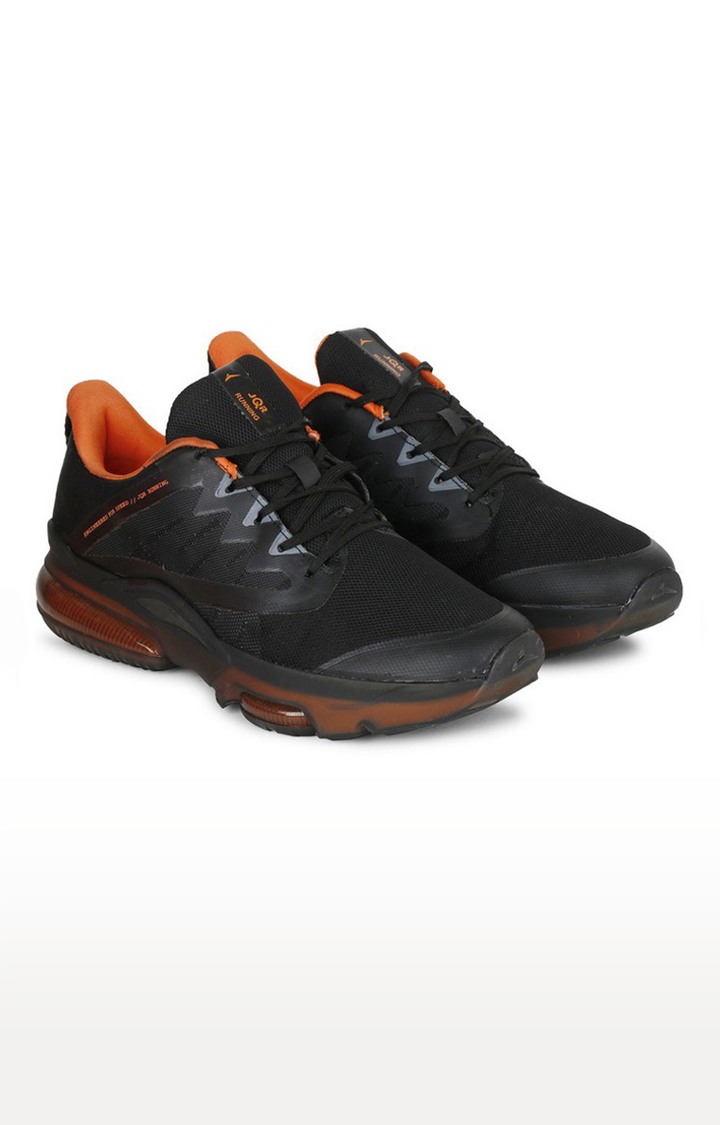 JQR Men s Engineer Black Running Shoes