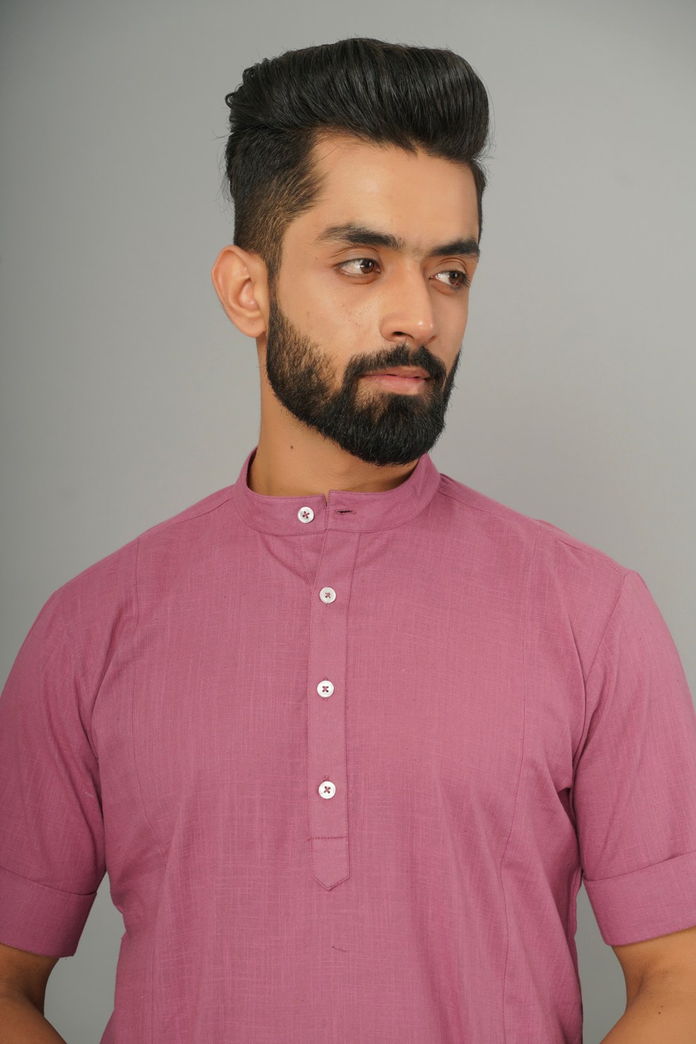 COTTON SOLID SHIRT