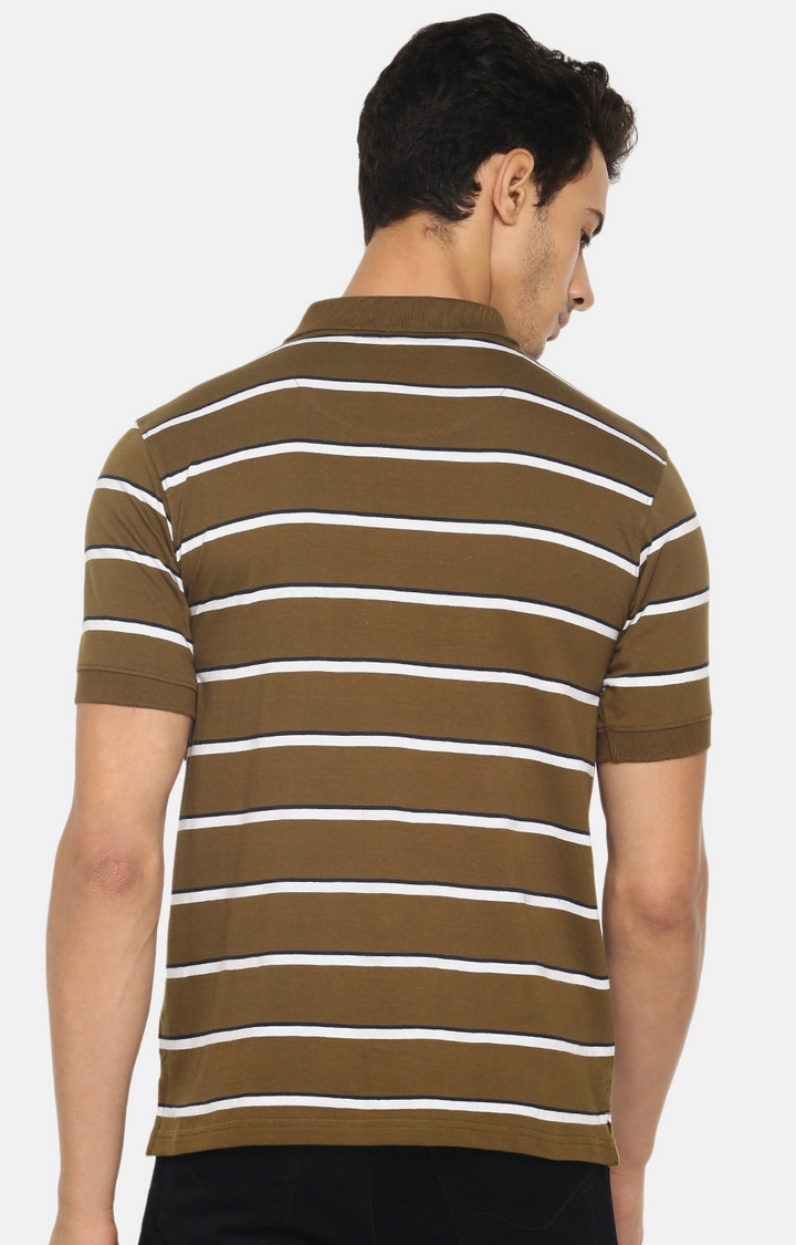 Chennis | Green Striped T-Shirts 3
