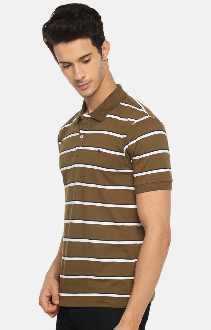 Chennis | Green Striped T-Shirts 2