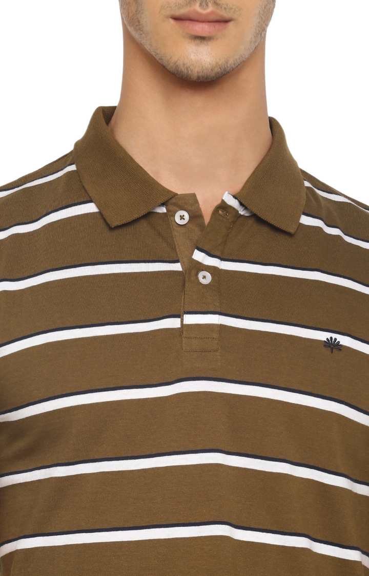Chennis | Green Striped T-Shirts 4