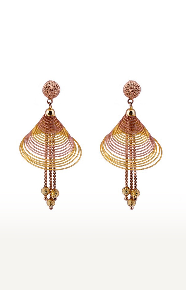 Touch925 | Celtic Twists Rose Gold Earrings