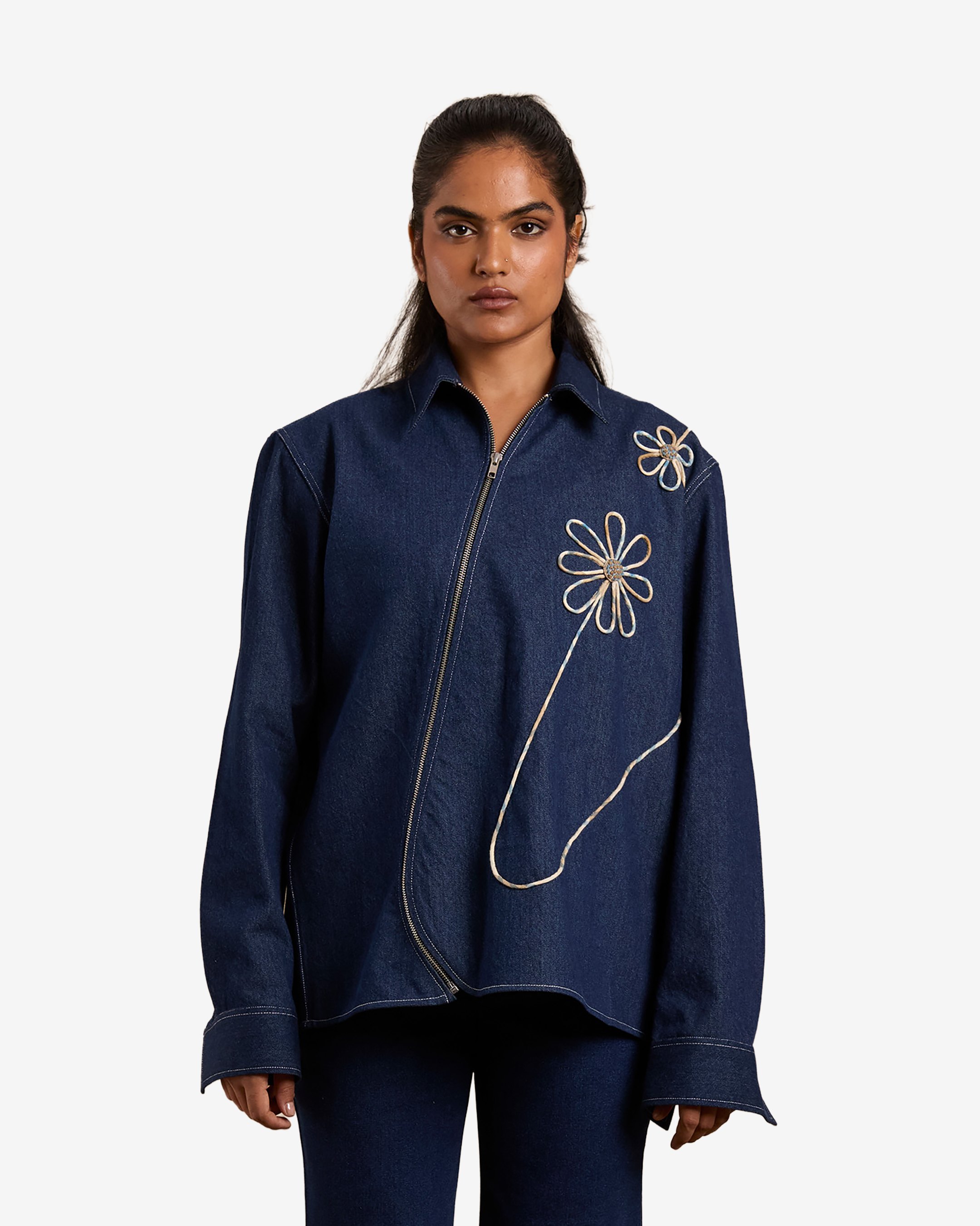 No Time to Die Malar Embroidered Jacket