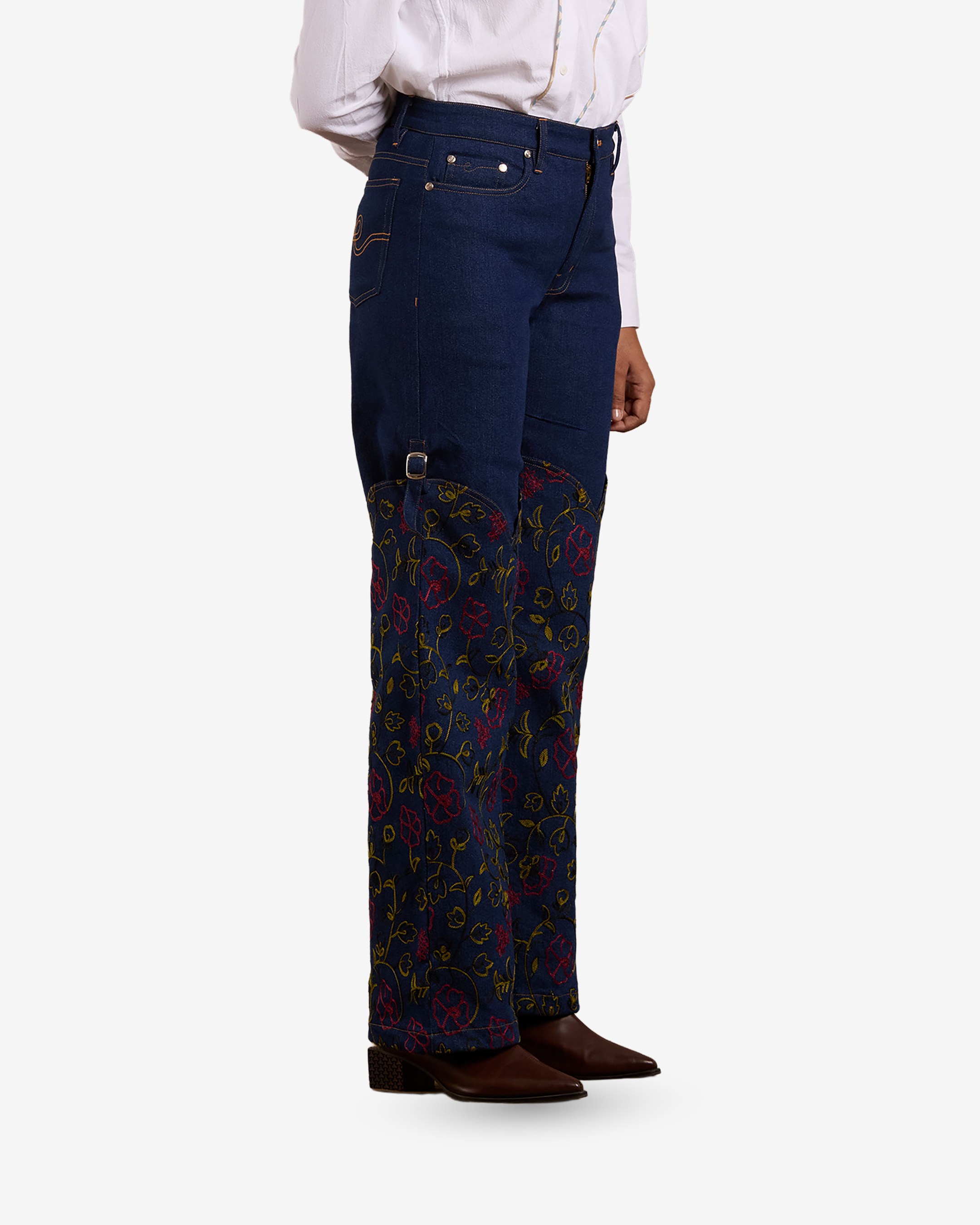 Far Away Embroidered Bottoms