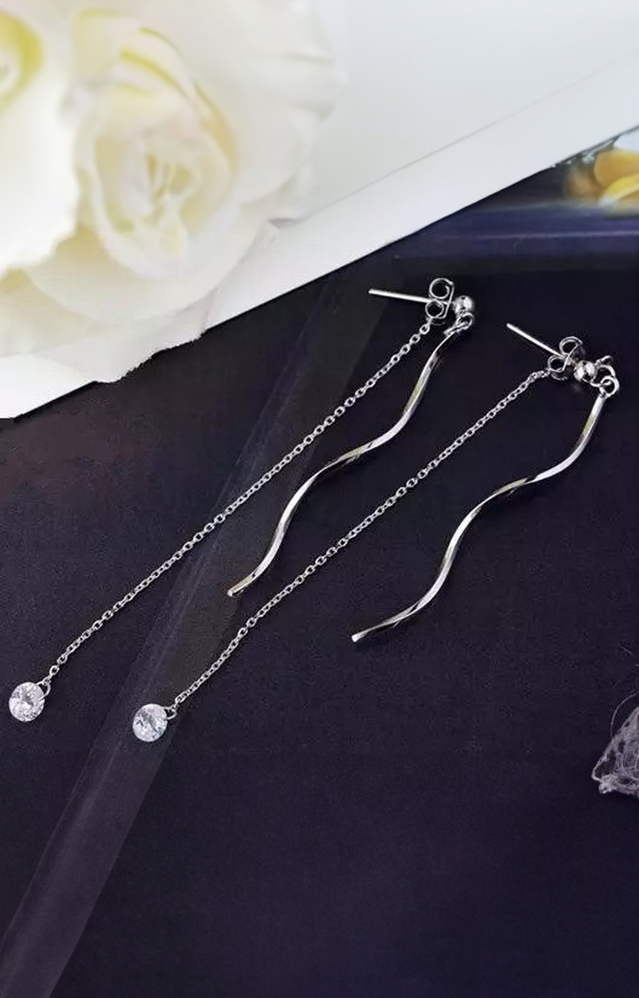 Line threader earrings store