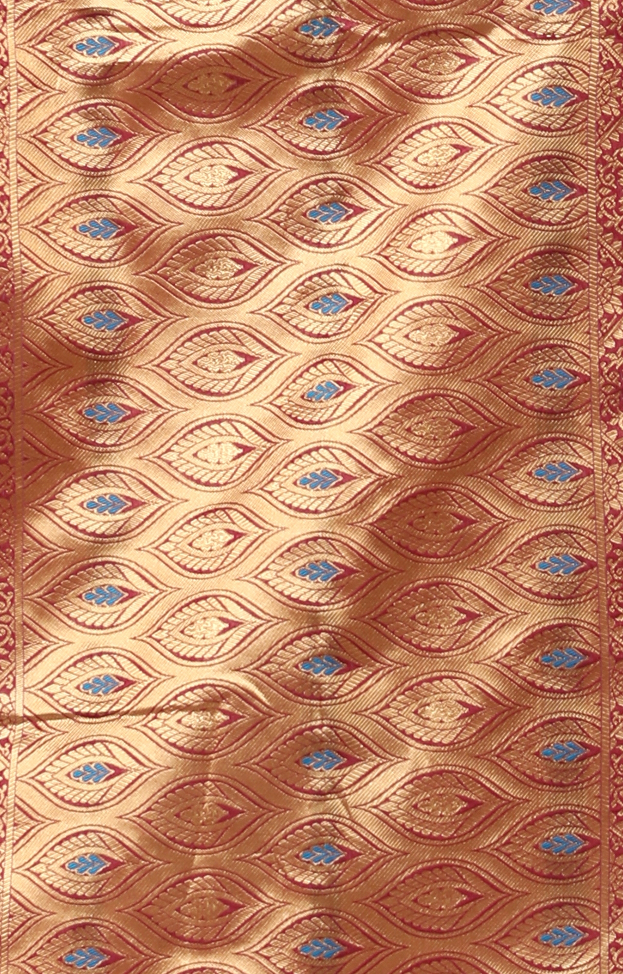 Glemora | Glemora Purple Designer Ethnic Wear Silk Blend Banarasi Traditional Saree 5