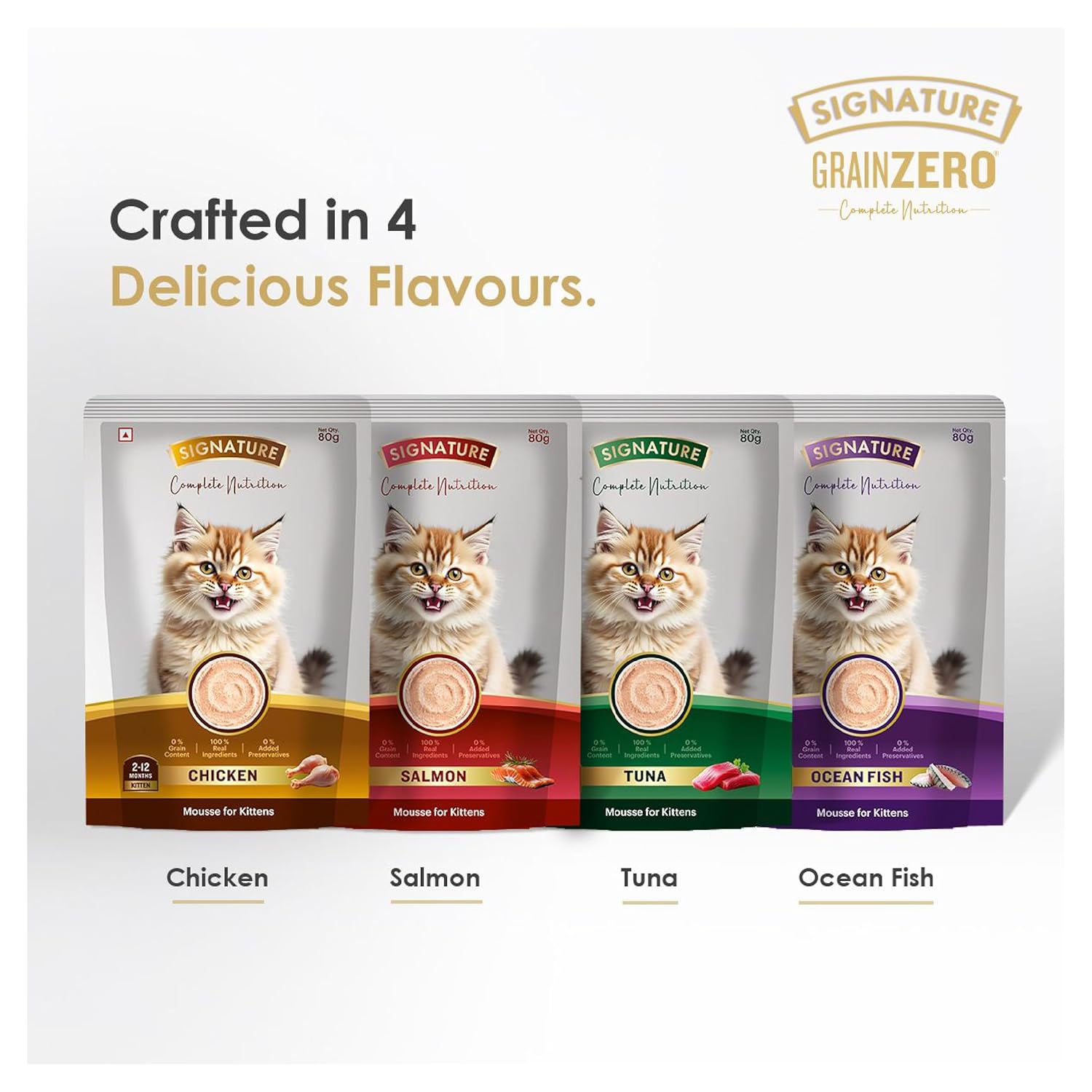 Signature Salmon Mousse Kitten Cat Wet Food, 80g