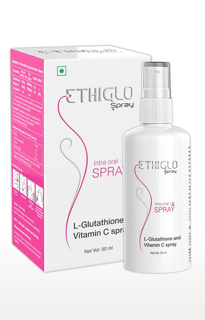 Ethiglo Spray-Vitamin C Intra Oral Spray - 50ml (Pack of 2)