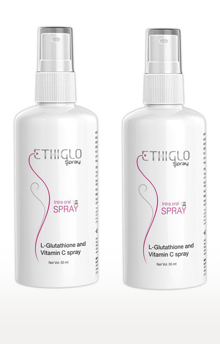 Ethiglo Spray-Vitamin C Intra Oral Spray - 50ml (Pack of 2)