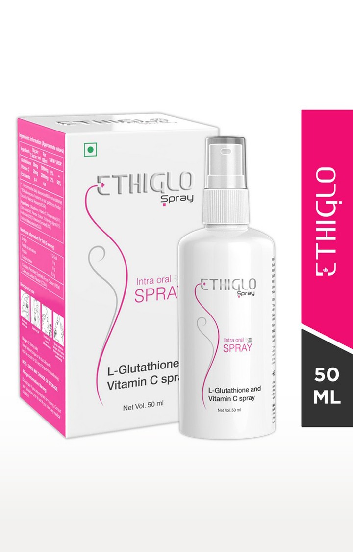 Ethiglo Spray-Vitamin C Intra Oral Spray - 50ml (Pack of 2)