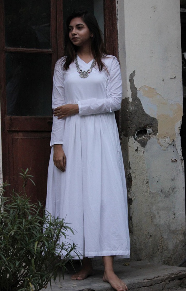White Cotton Dress