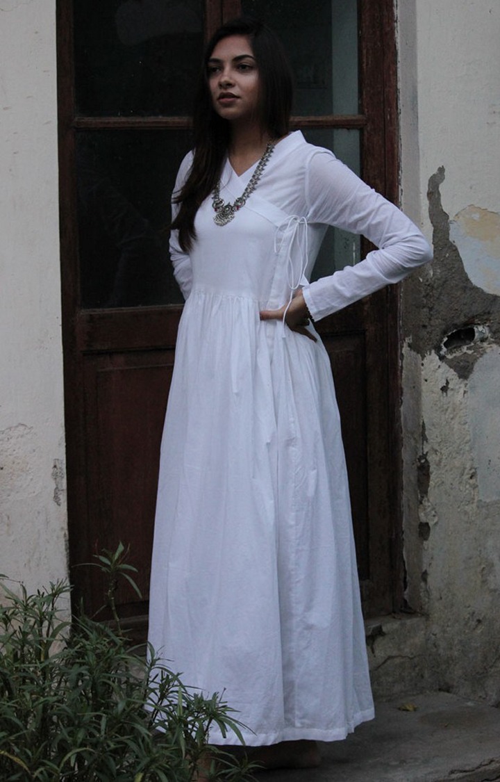 White Cotton Dress
