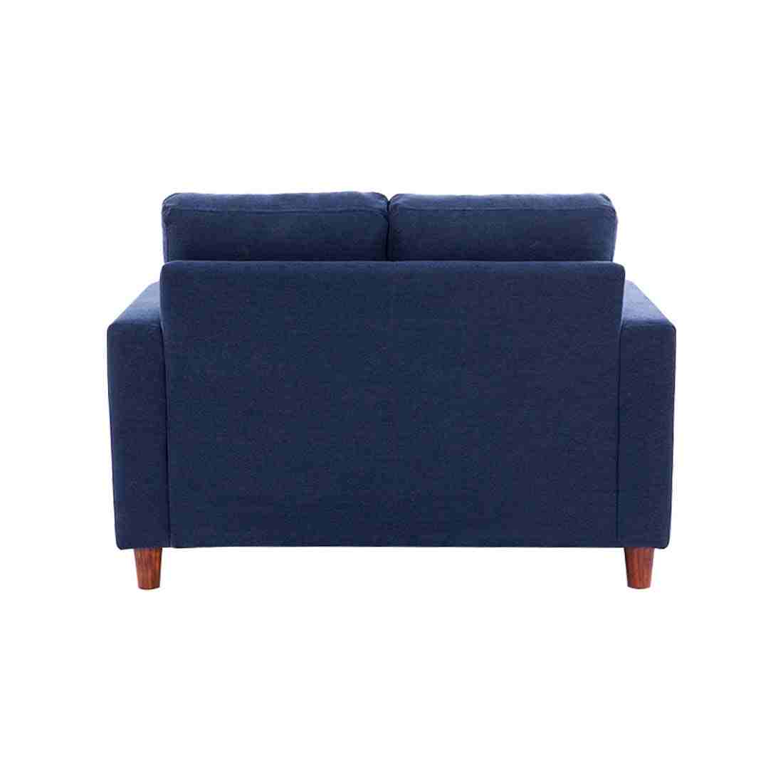 neudot Roman Sofa for Living Room |2 Persons Sofa|Premium Fabric with Cushioned Armrest | Solid Wood Frame|2 Seater in Cobalt Blue Color
