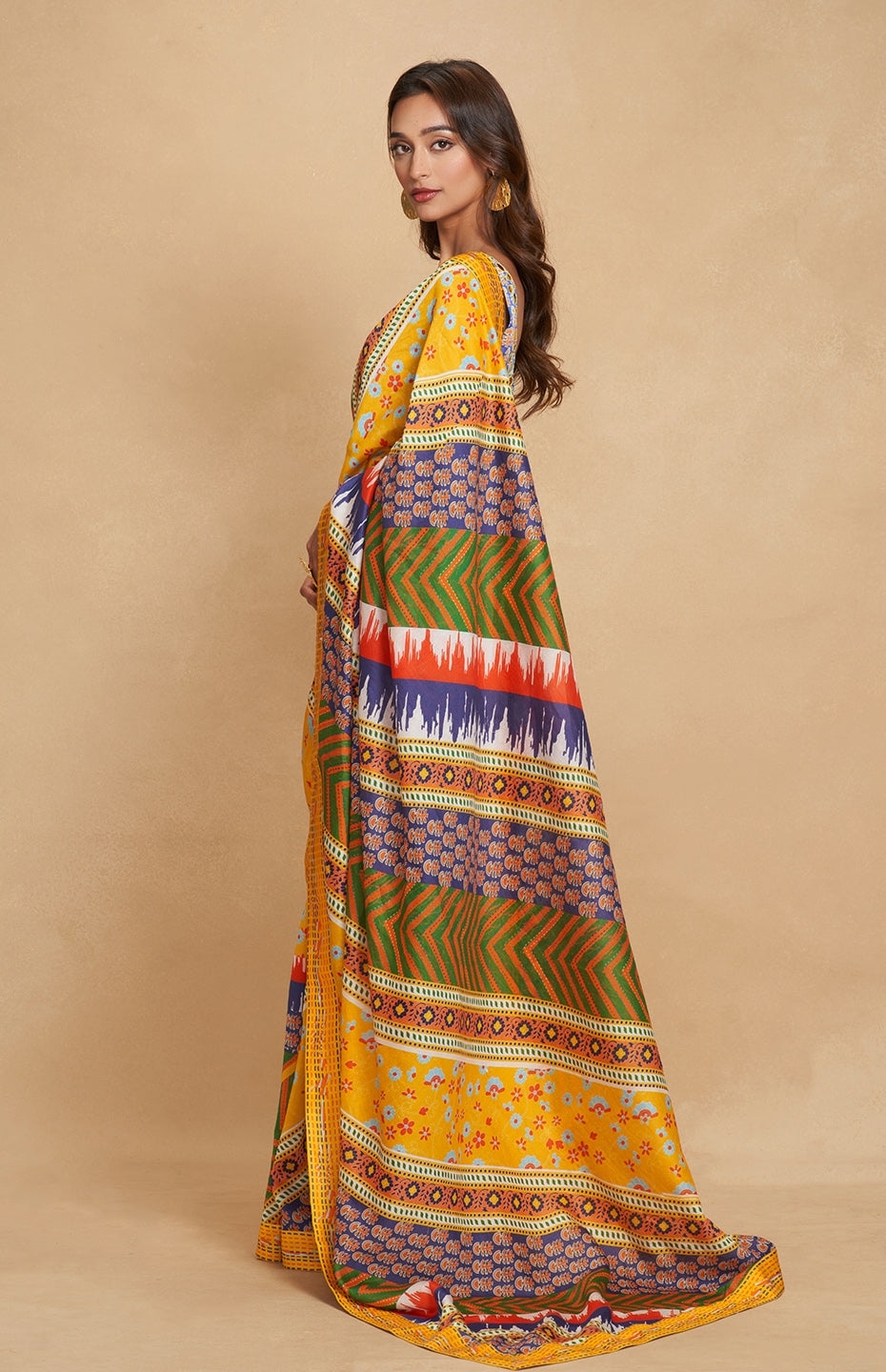 Tribal Mirror 2.0 Printed Saree