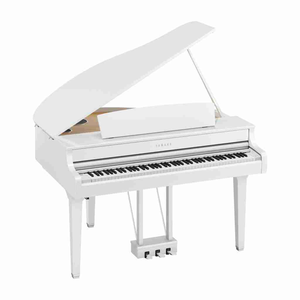 Yamaha Clavinova CLP-895GP Digital Grand Piano with Bench, Polished White 3