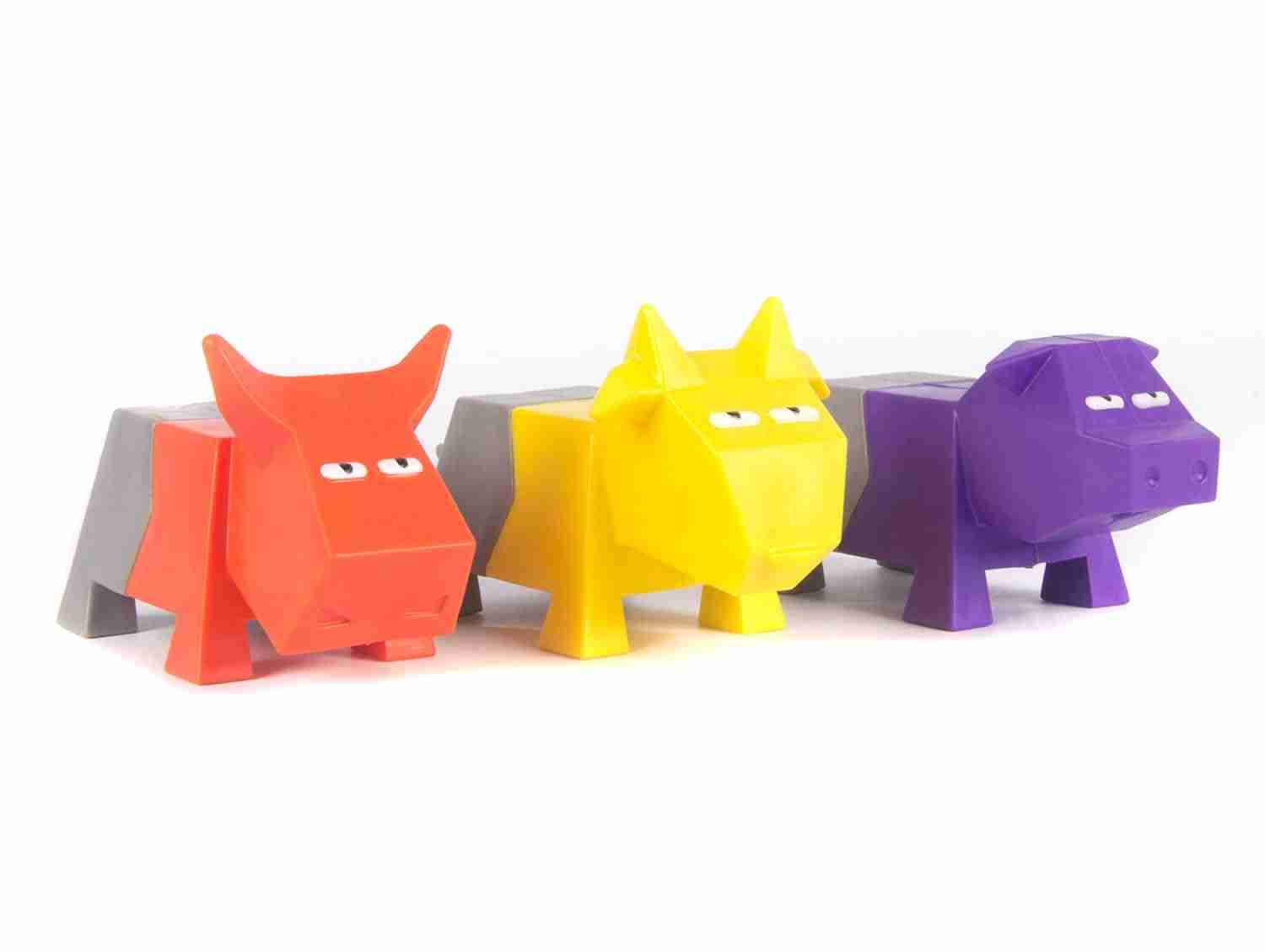 Barkbutler Fofos Comic Farm Ox Toy & Football Chew Toy for Dogs