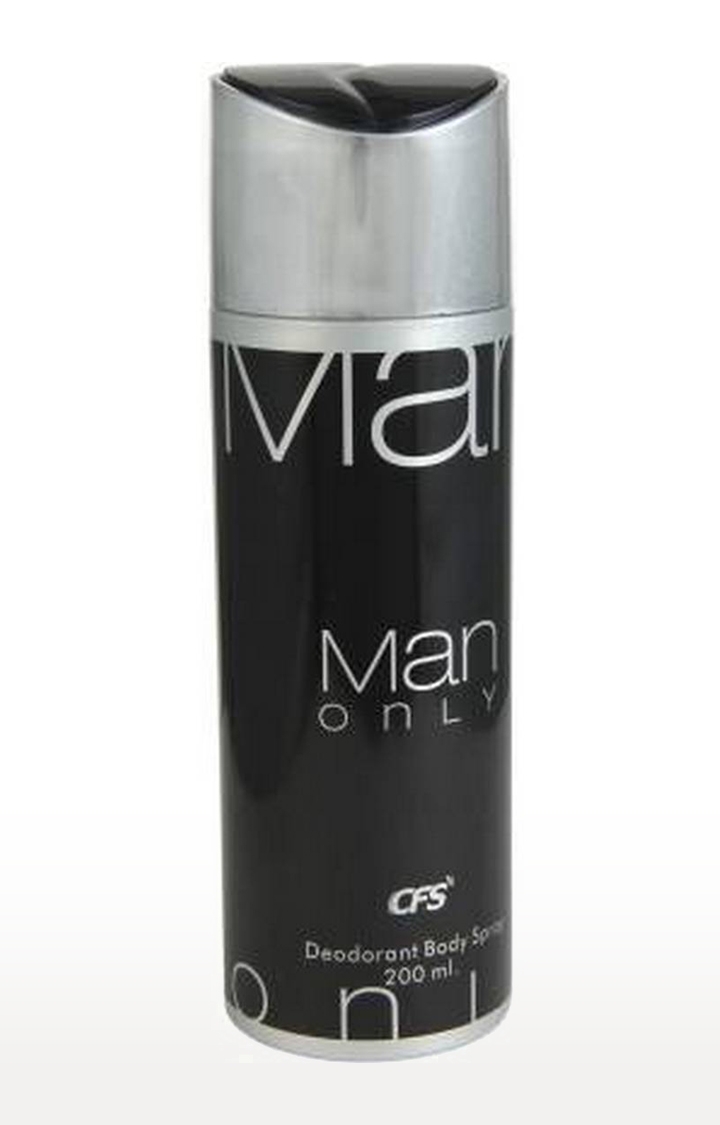 CFS | CFS Man Only Black Deodorant Spray - For Men (200 Ml) 0