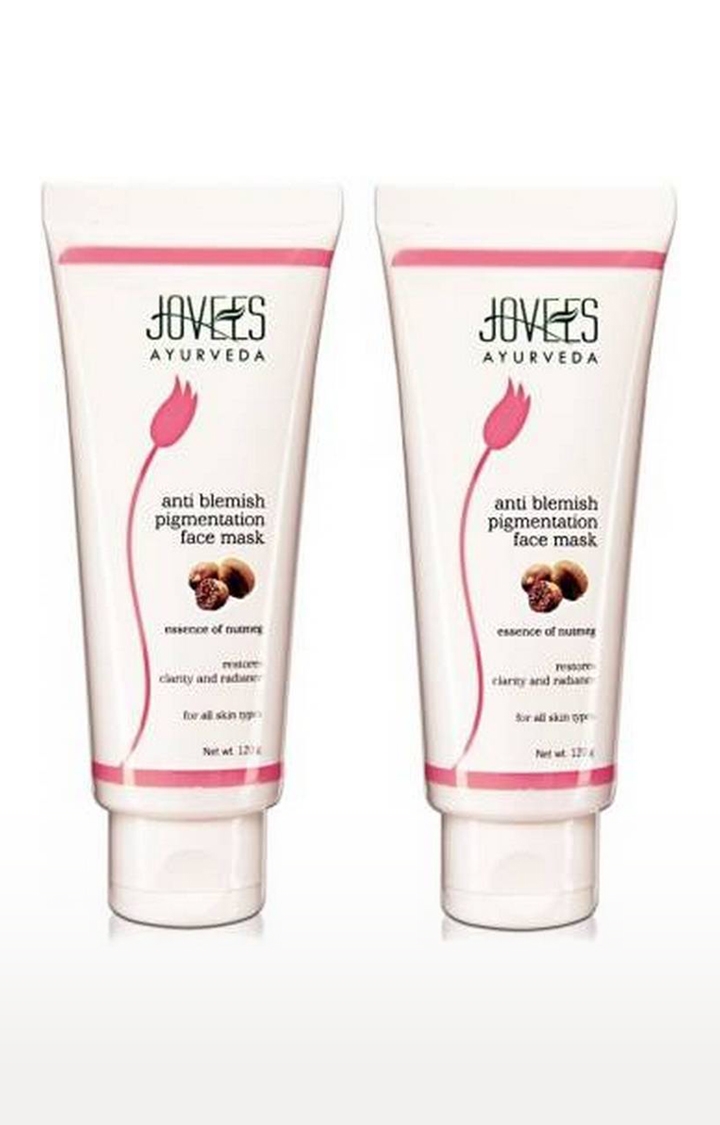 Jovees | Jovees Ayurveda Essence Of Nutmeg Anti Blemish Pigmentation Face Mask (Pack Of 2) (240 G) 0