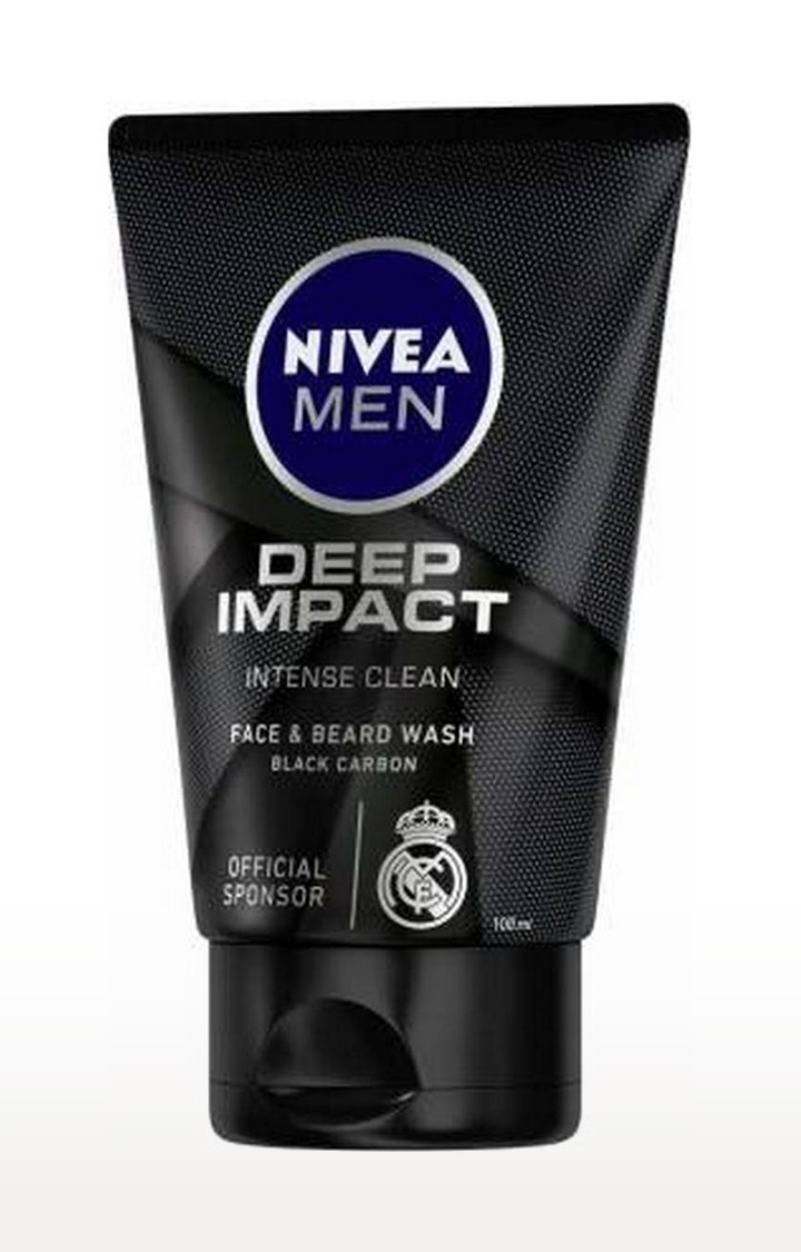 Nivea Men Deep Impact Face And Beard Wash Face Wash