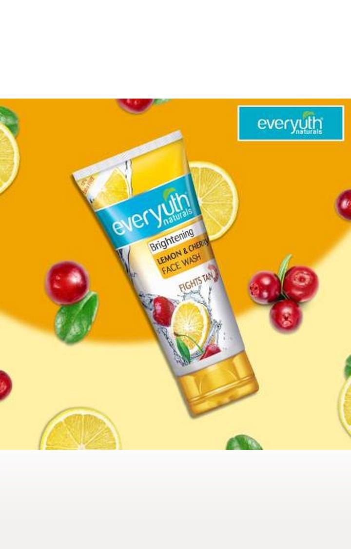 Everyuth Naturals | Everyuth Naturals Brightening Lemon And Cherry Face Wash (50Gx3) 0