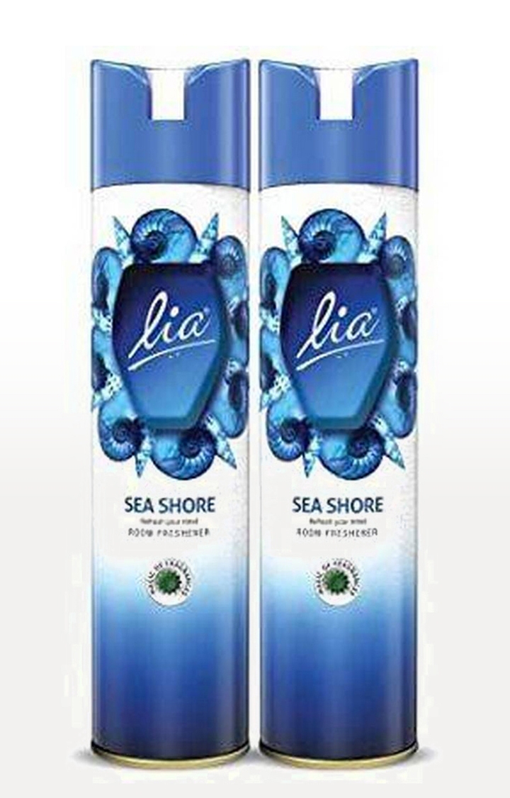 Lia Room & Car Freshener | Lia Oceanic Sea Shore Spray  (2*160g) 0