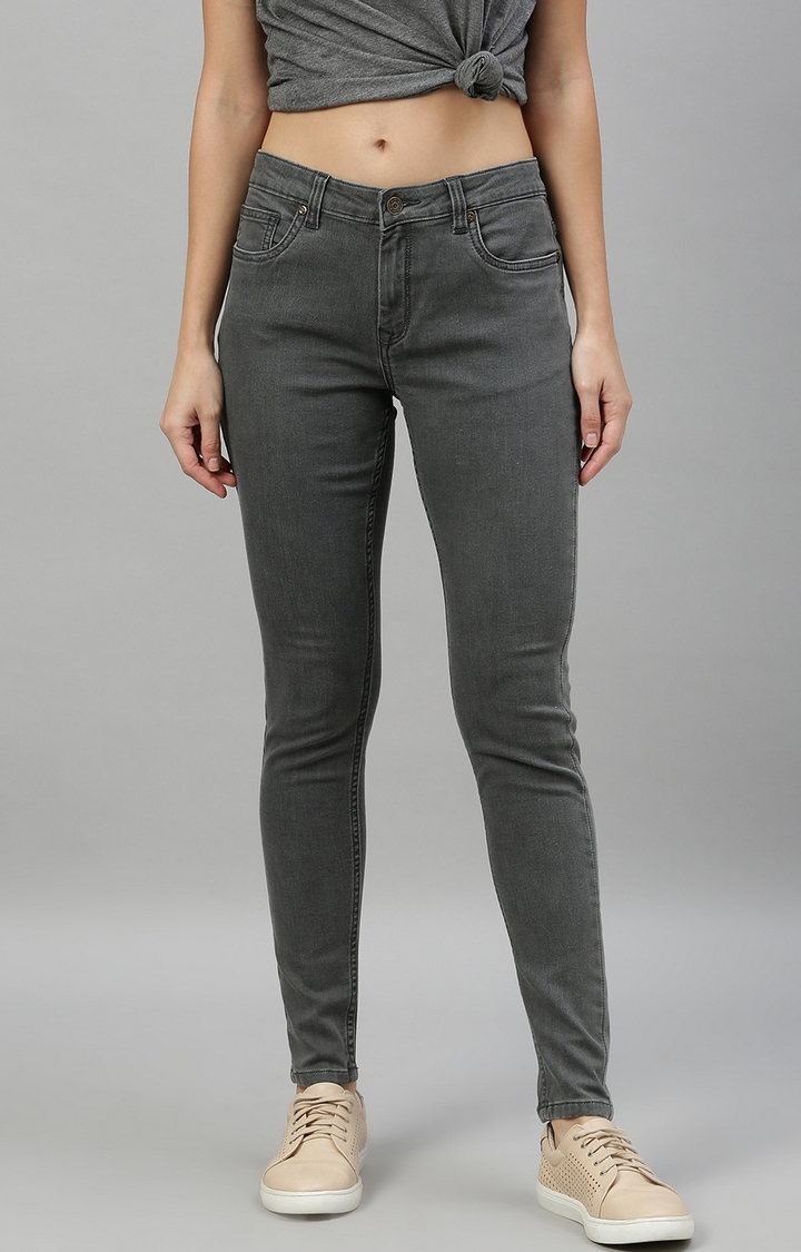 Enviously Young | Enviously Young Mid Rise Grey Jeans 0