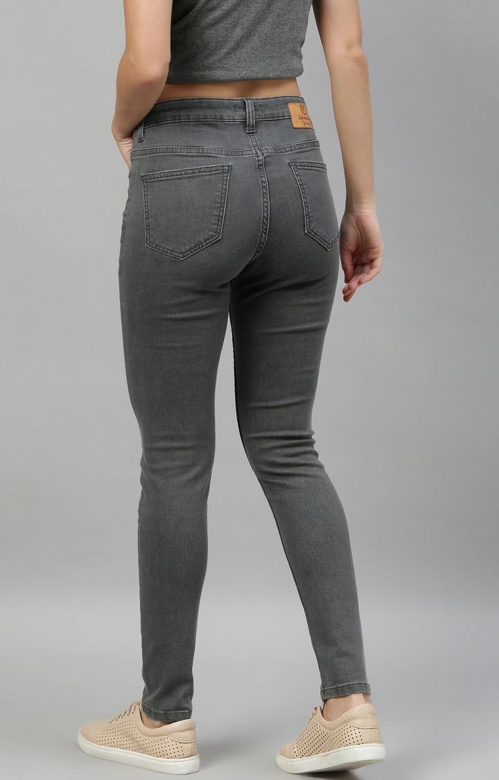 Enviously Young | Enviously Young Mid Rise Grey Jeans 3