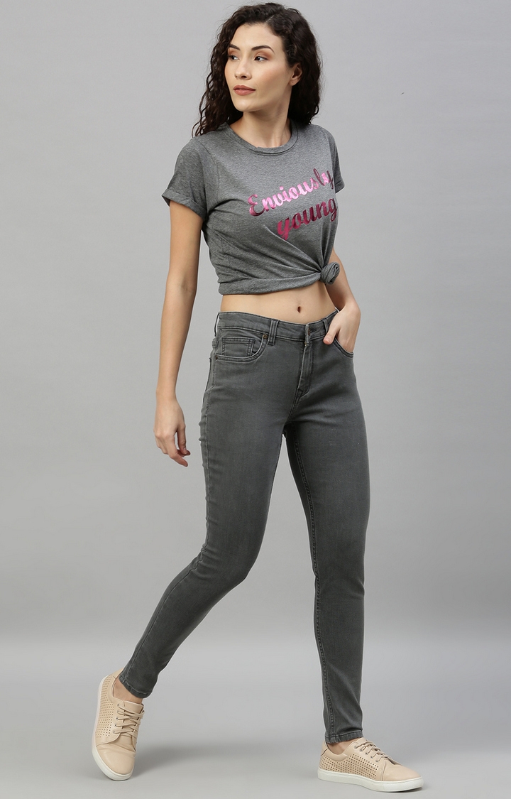 Enviously Young | Enviously Young Mid Rise Grey Jeans 1