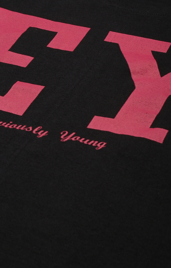 Enviously Young | Black Printed T-Shirts 4