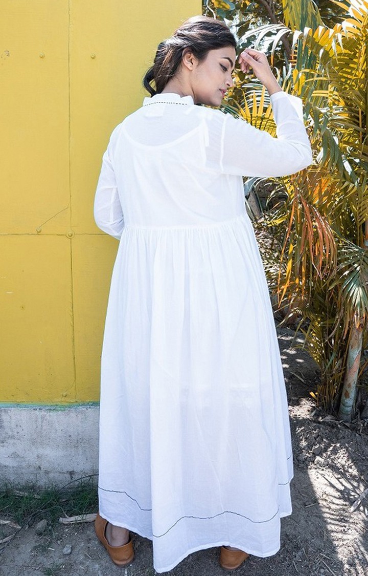 White Cotton Dress