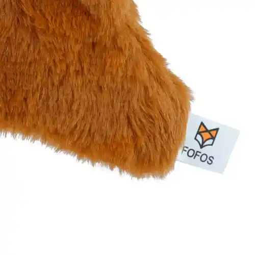 Barkbutler Fofos Glove Plush Fox Toy for Dogs | for Soft Chewers