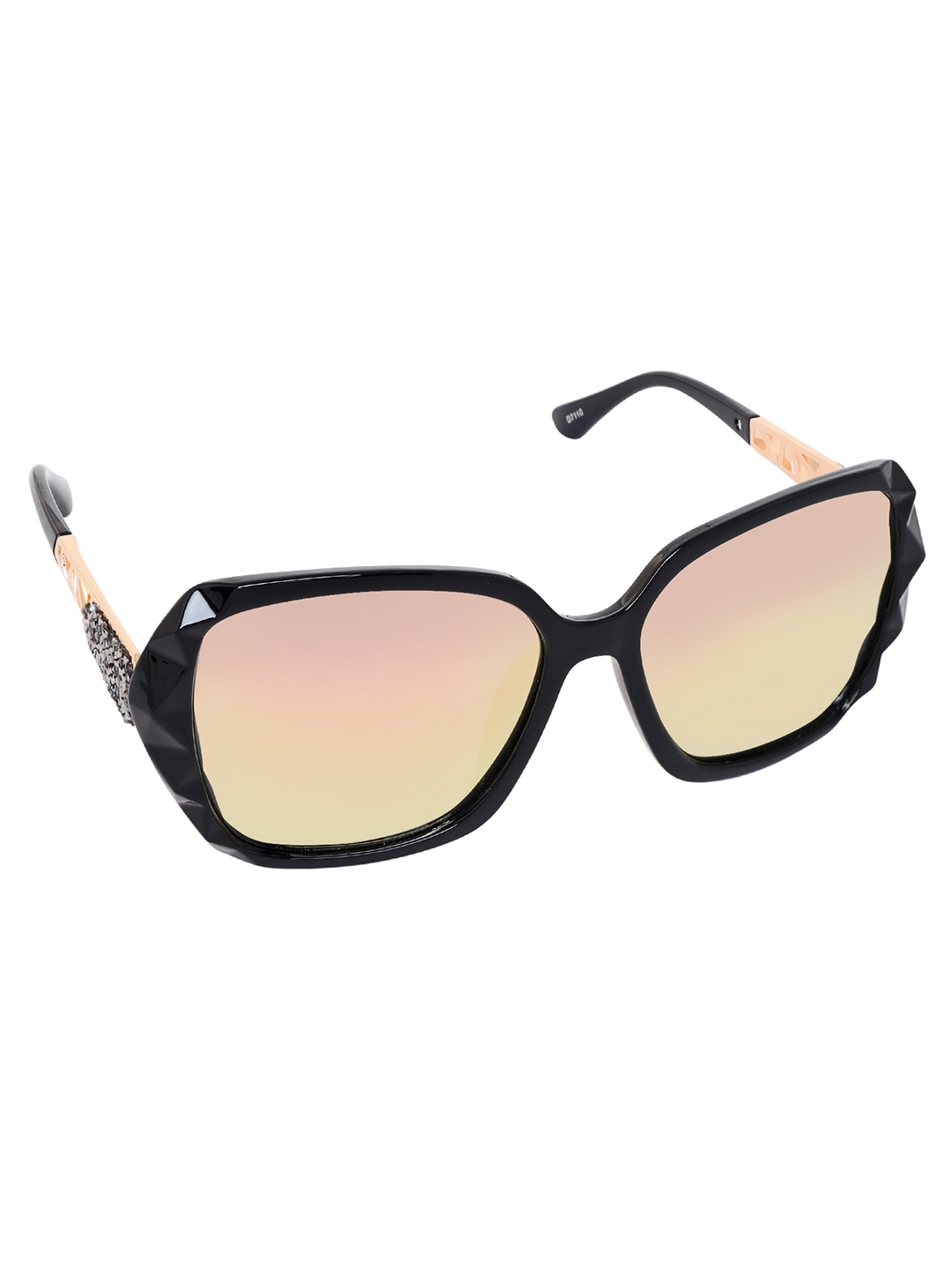 Aeropostale | Aeropostale AERO_SUN_2538_C5 Summer Sun Glasses with UV protection Polarized Anti Glare Summer Style Golden Reflective Lenses with Black wide Acrylic Frame 1