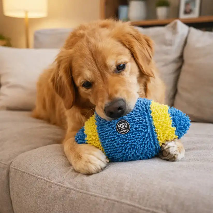 Fofos Sports Rugby Dog Toy